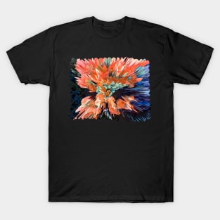 Abstract Flower Burst T-Shirt